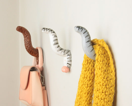 Сat tail hook, Cat butt hat rack, cat lover gift, cat lover decor, towel hooks, cat themed gifts, coat hooks,  ceramic cat