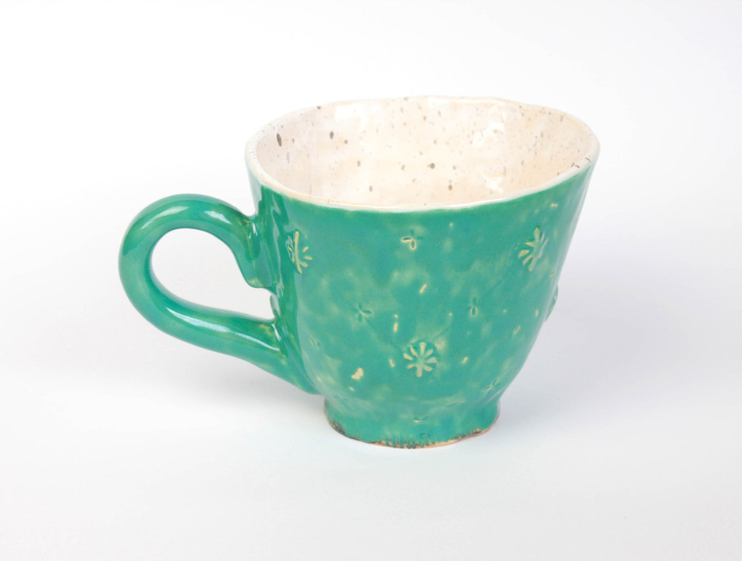 Turquoise Fairytale Mug With Fireweed
