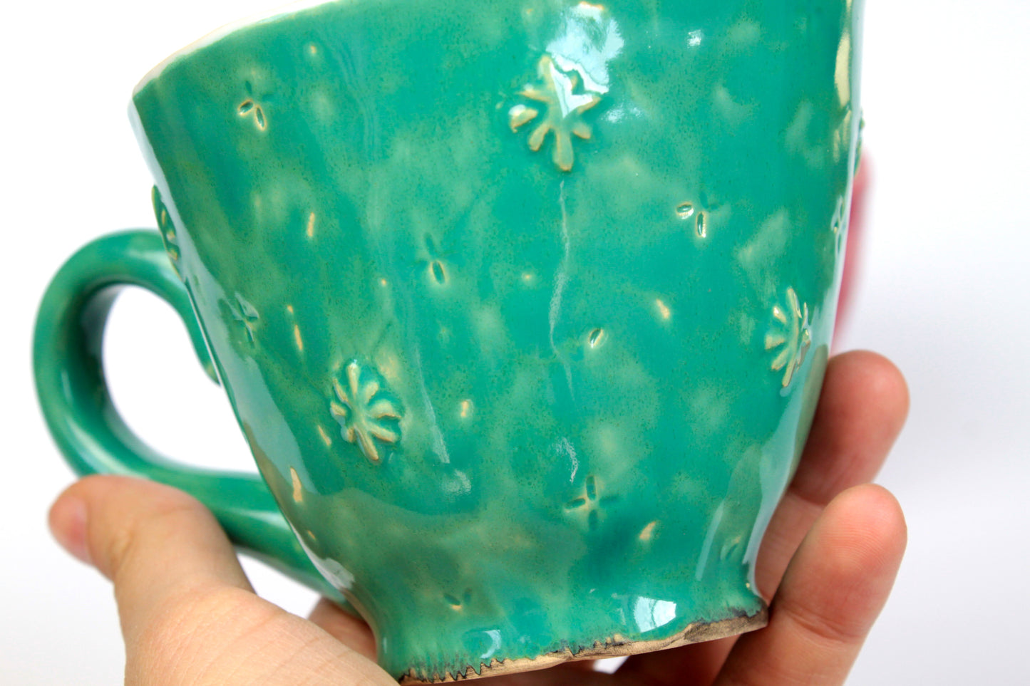 Turquoise Fairytale Mug With Fireweed