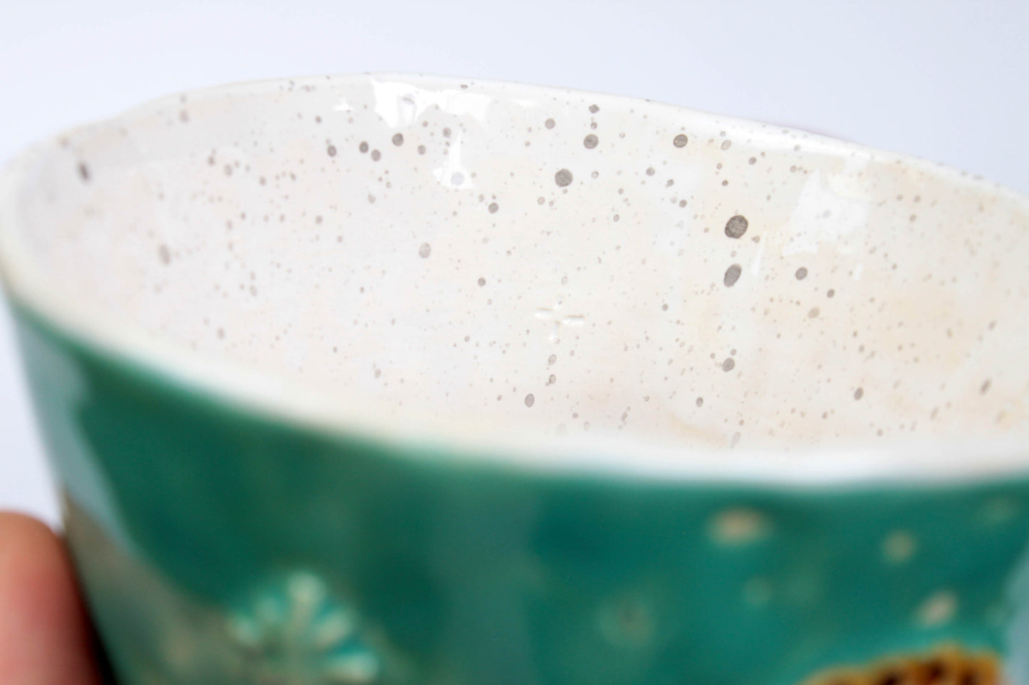 Turquoise Fairytale Mug With Fireweed