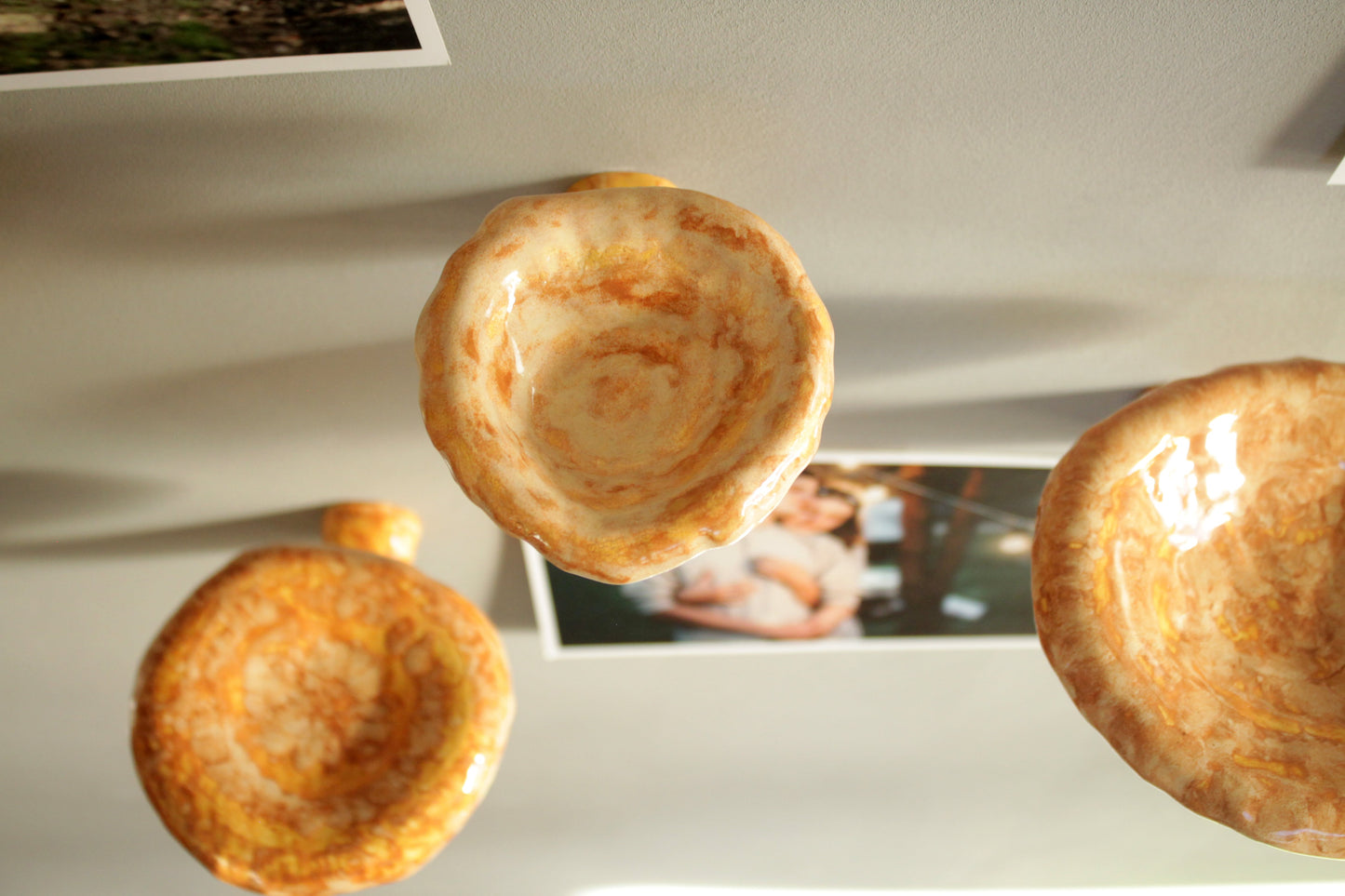 Mushroom hanging shelf
