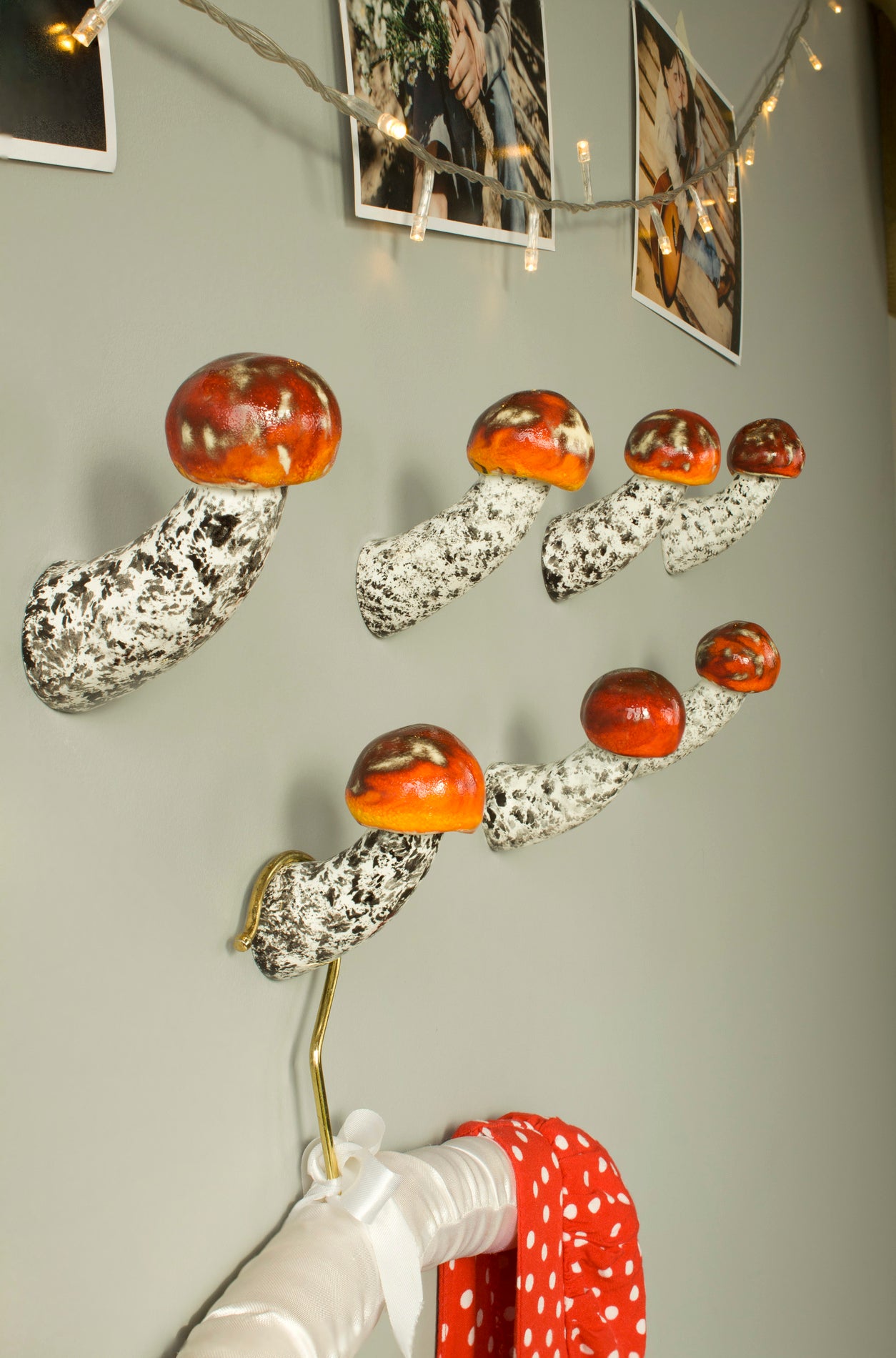 Aspen Mushroom Hook, Mushroom Decor, Merry Mushroom, Mushroom Figurine –  LeilyCloud
